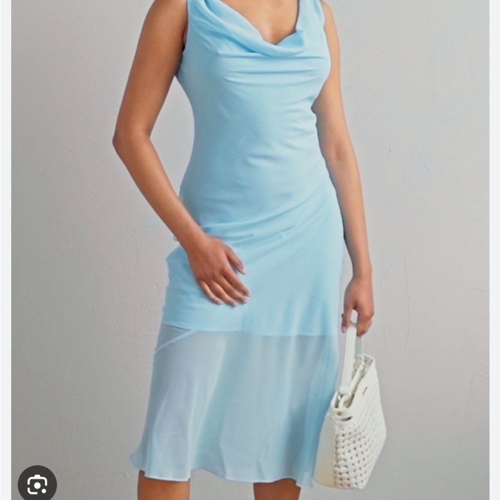Abercrombie light blue dress